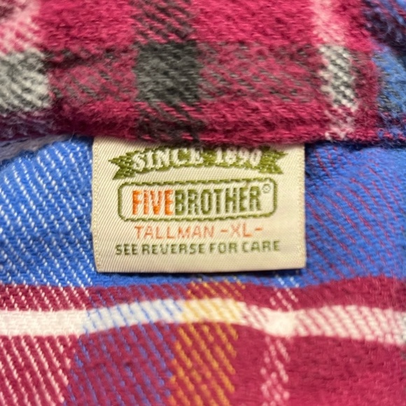 ⭐️ Vintage Five Brother Tallman Heavy Flannel | 90s | Size XL | Great Condition! - Picture 4 of 7